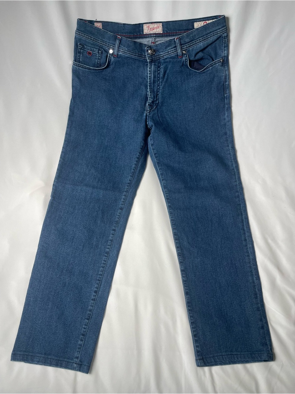 Marco Pescarolo Italy Cashmere Denim Jeans Merano M18 Dark Wash Size IT 56 US 40